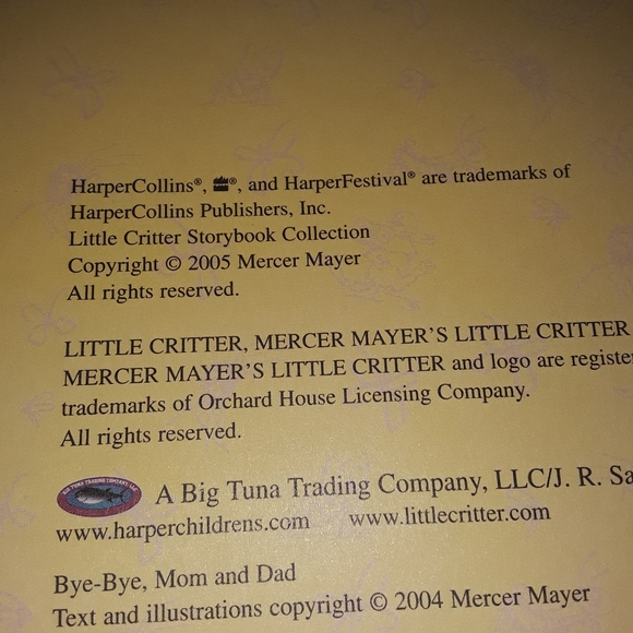 Little Critter Storybook Collection By Mercer Mayer 2005 Harpercollins - Picture 3 of 13